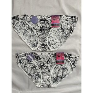 NEW Maidenform Bikini Barely There Invisible Look Panties 2 Pair DMBTBK 2XLarge